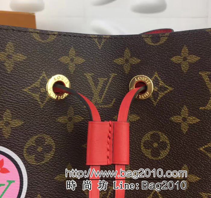 路易威登LV頂級原單2018秋冬新品！PO1072絲印新潮水桶包 YDH2293